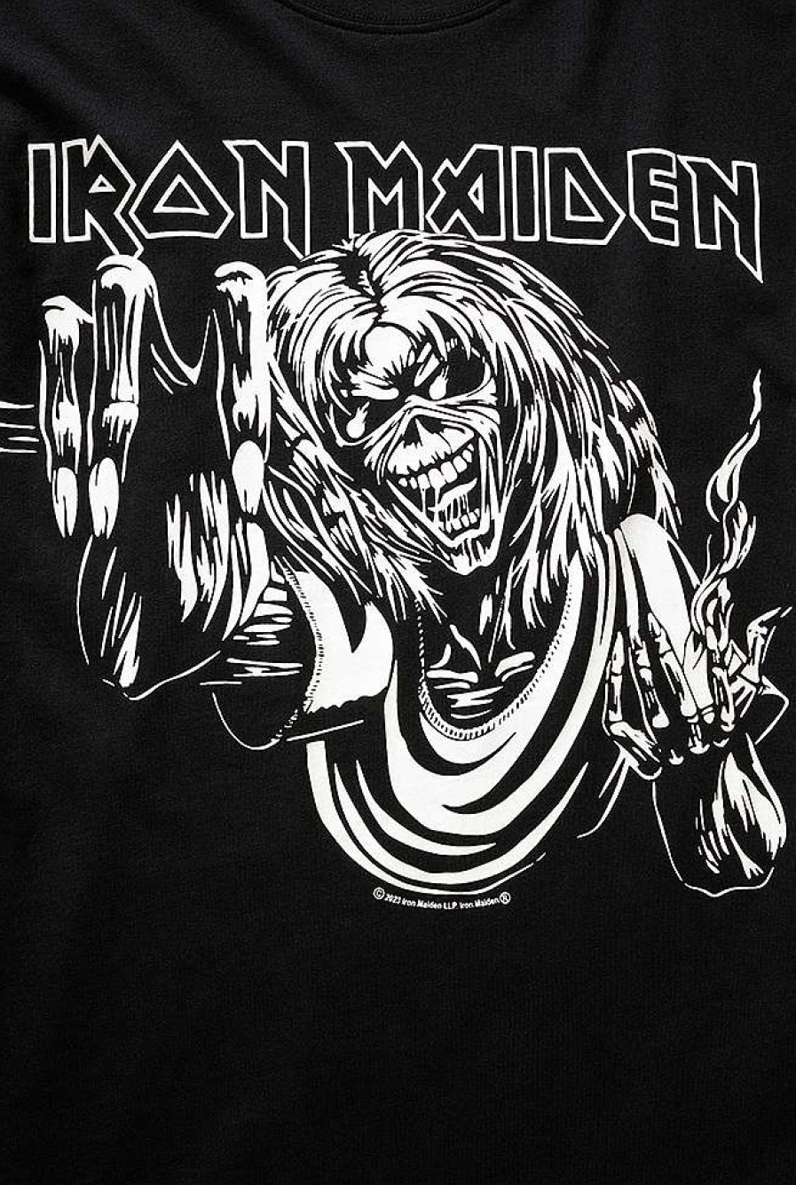 Iron Maiden Edition Brandit | Iron Maiden T-Shirt Eddie Glow Black