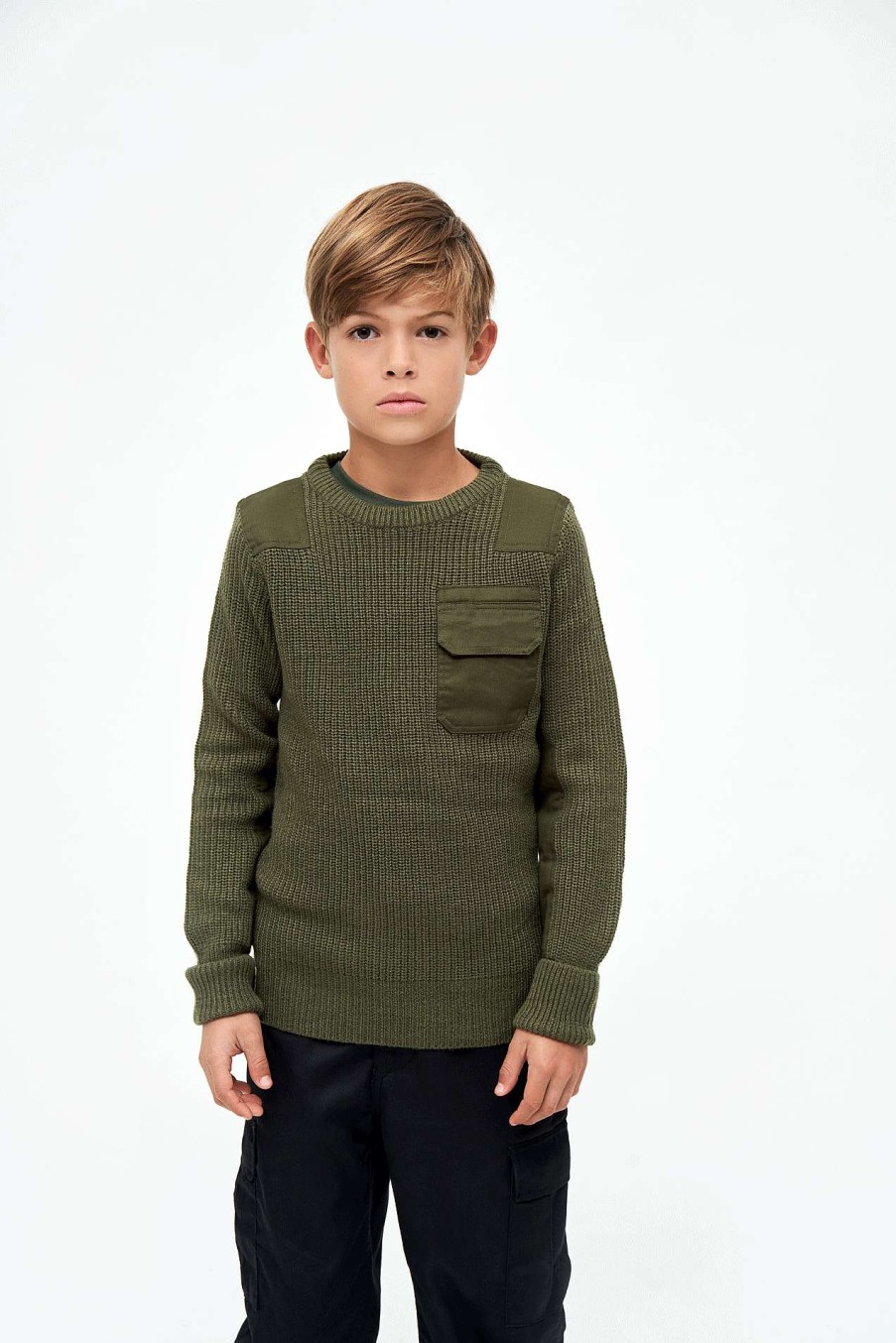 Kinder & Jugendliche Brandit | Kids Bw Pullover Olive