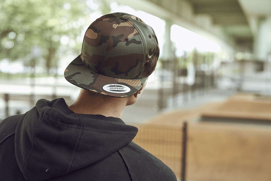 Unisex Brandit | Camo Classic Snapback Cap Armeegrun