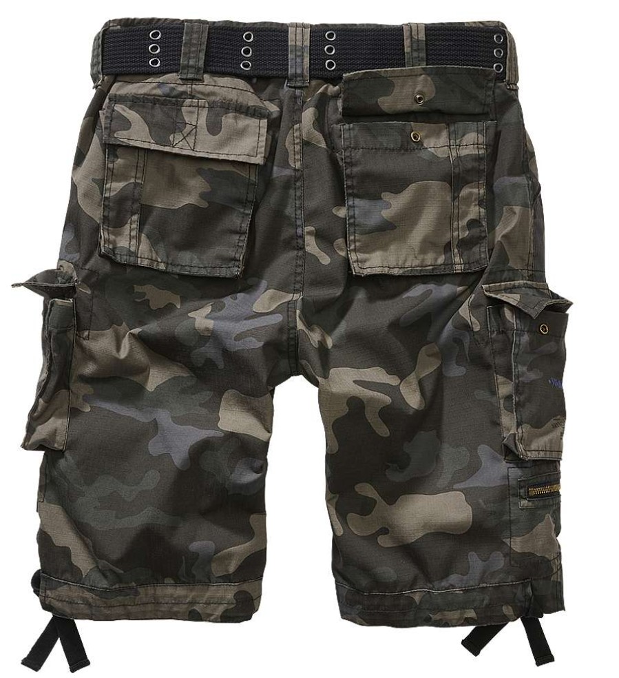 Manner Brandit | Savage Ripstop Shorts Darkcamo