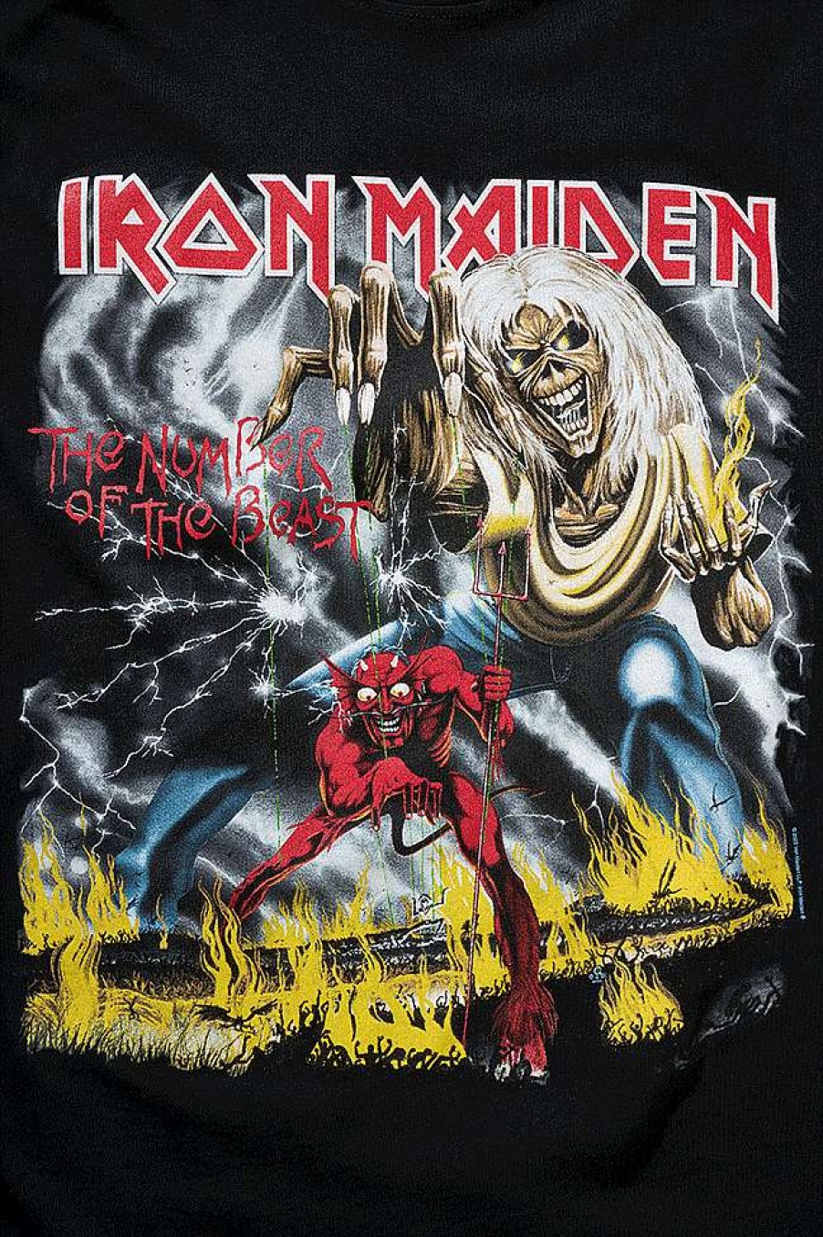 Iron Maiden Edition Brandit | Iron Maiden T-Shirt The Number Of The Beast Black