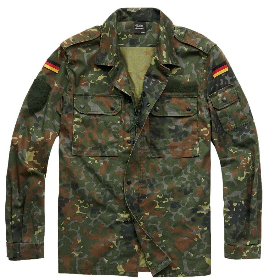 Manner Brandit | Bw Feldbluse Flecktarn