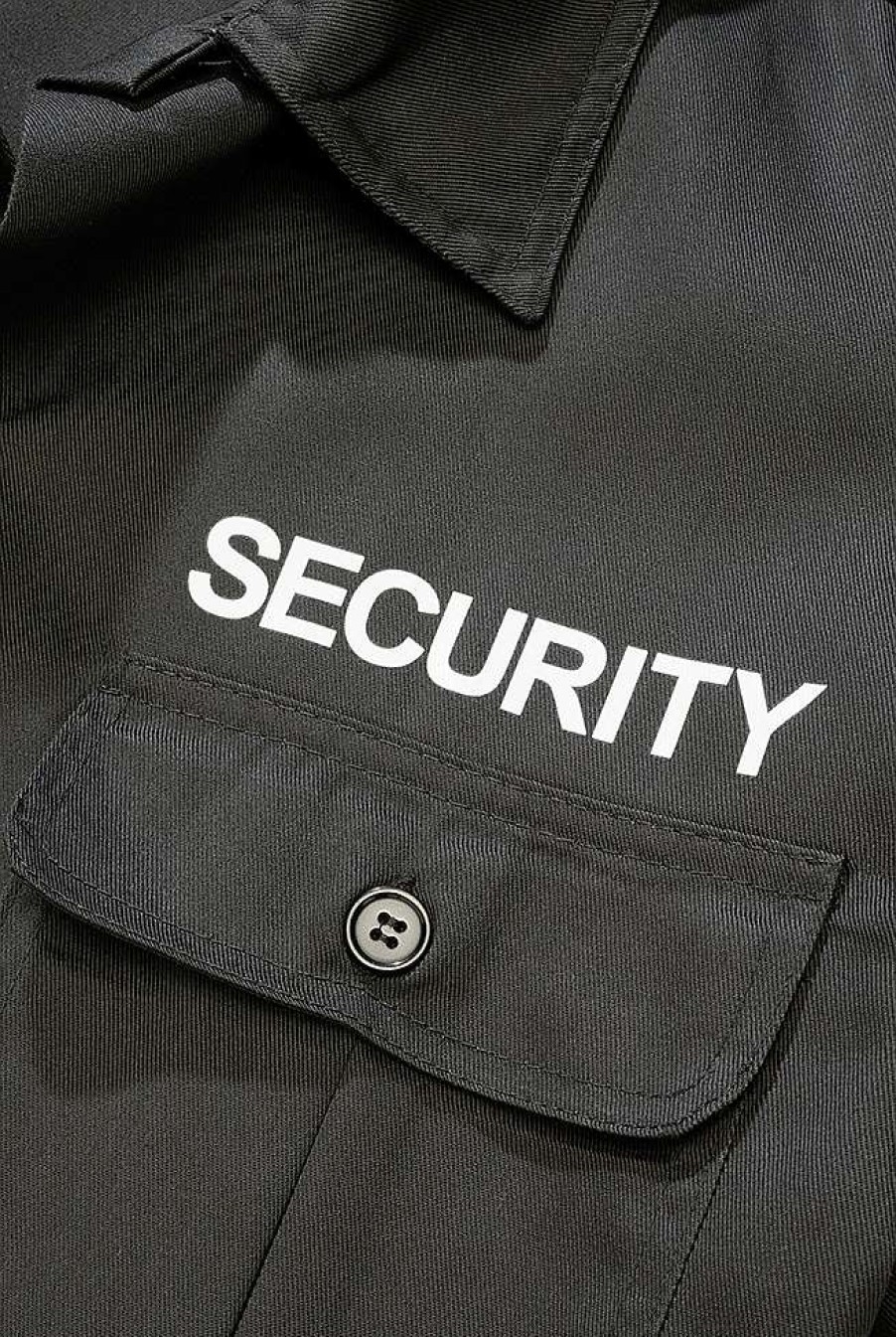 Manner Brandit | Security Us Shirt Short Sleeve Black