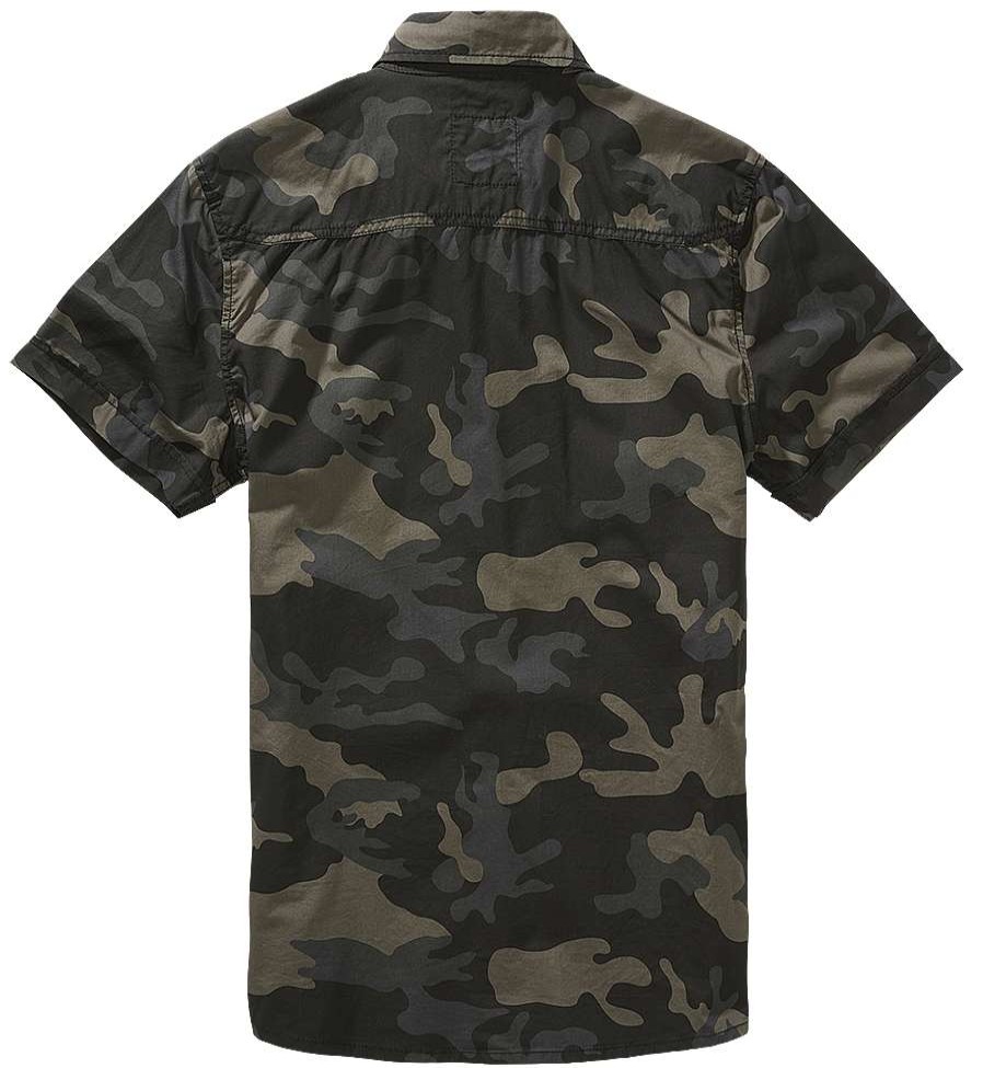 Manner Brandit | Roadstar Shirt Shortsleeve Darkcamo