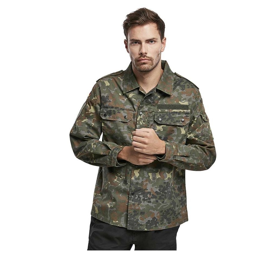 Manner Brandit | Bw Feldbluse Flecktarn