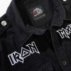 Iron Maiden Edition Brandit | Iron Maiden Vintage Shirt Long Sleeve Eddie Black