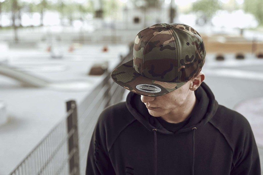 Unisex Brandit | Camo Classic Snapback Cap Armeegrun