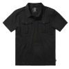 Manner Brandit | Jersey Poloshirt Jon Halfsleeve Black