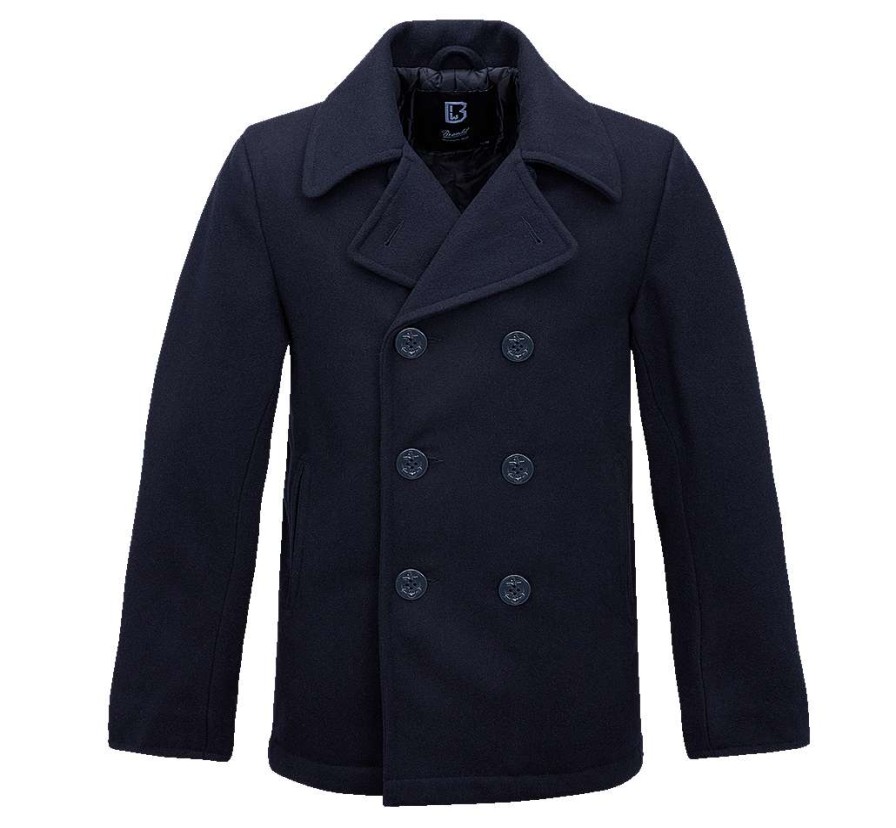 Manner Brandit | Pea Coat Navy