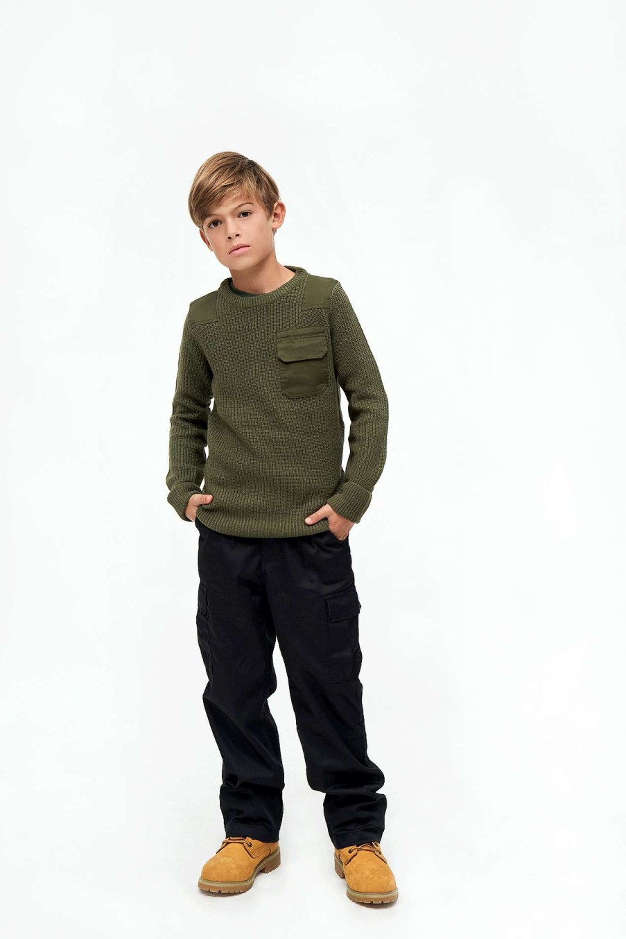 Kinder & Jugendliche Brandit | Kids Bw Pullover Olive