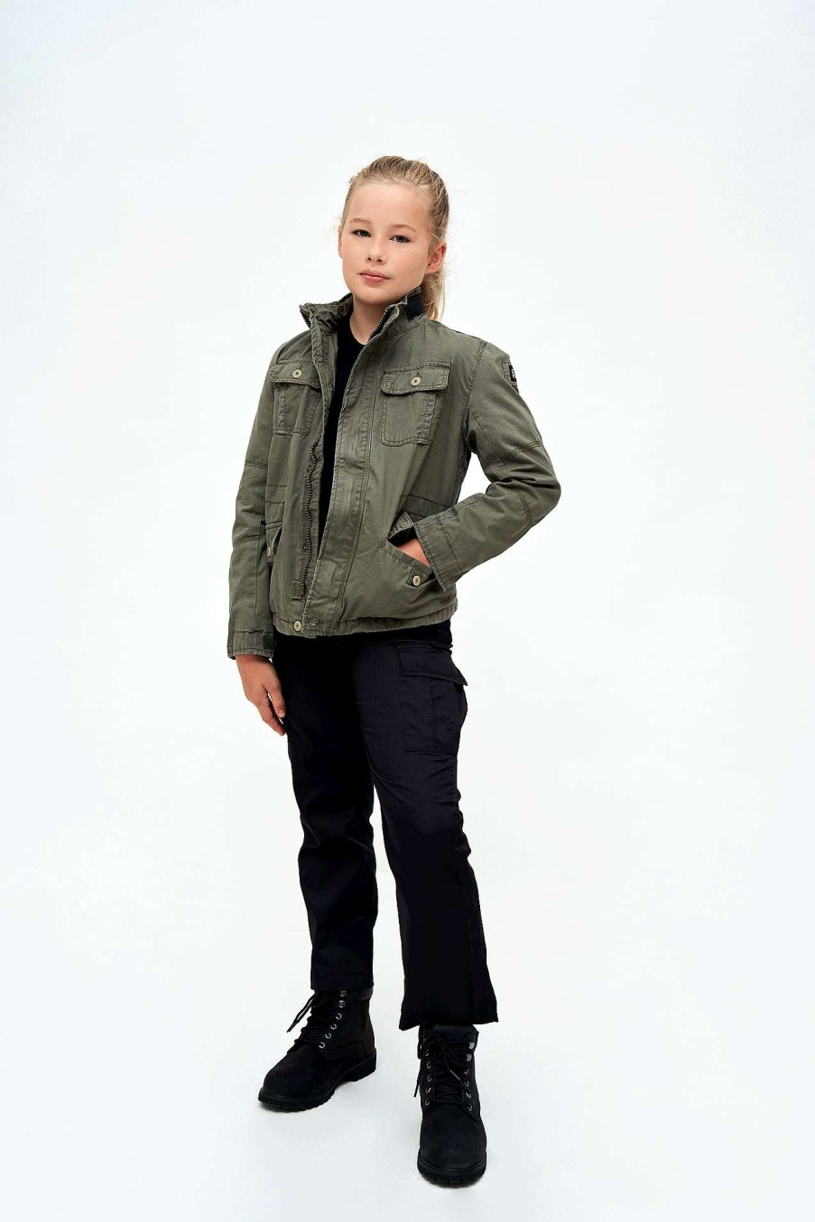 Kinder & Jugendliche Brandit | Kids Britannia Jacket Olive