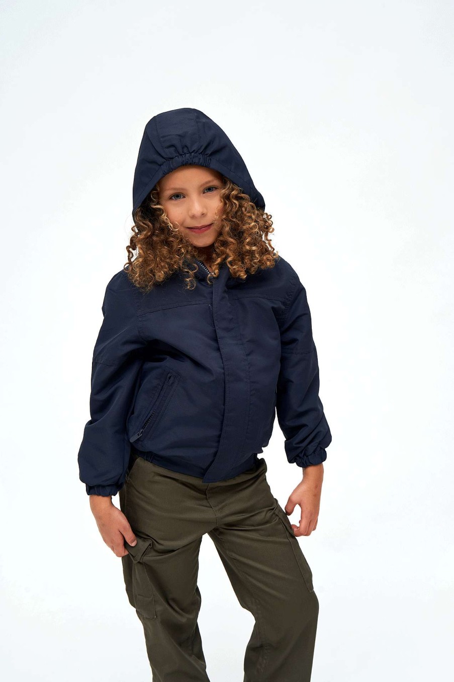 Kinder & Jugendliche Brandit | Kids Summerwindbreaker Frontzip Navy