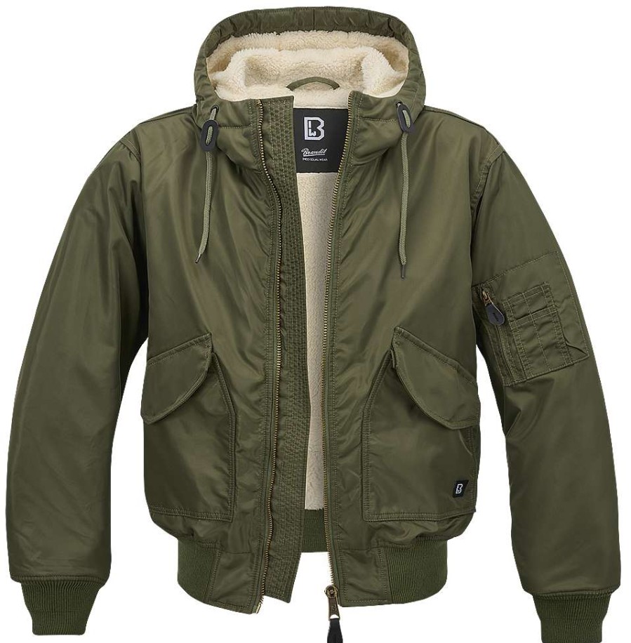 Manner Brandit | Cwu Jacket Hooded Olive