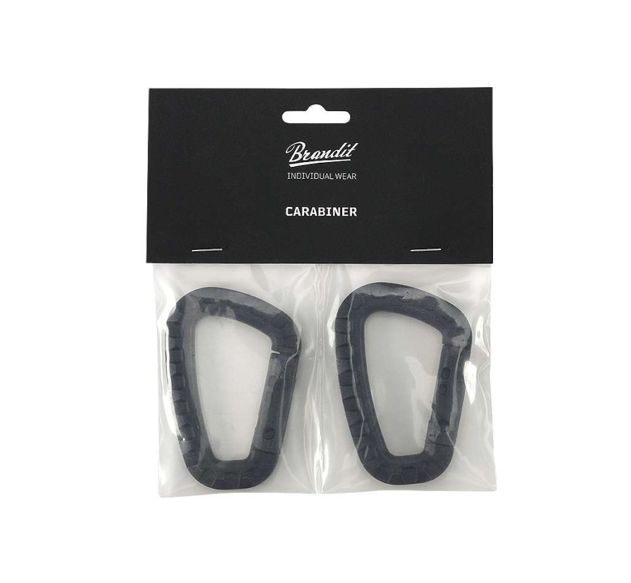 Gear Brandit | Carabiner 2 Pack Black