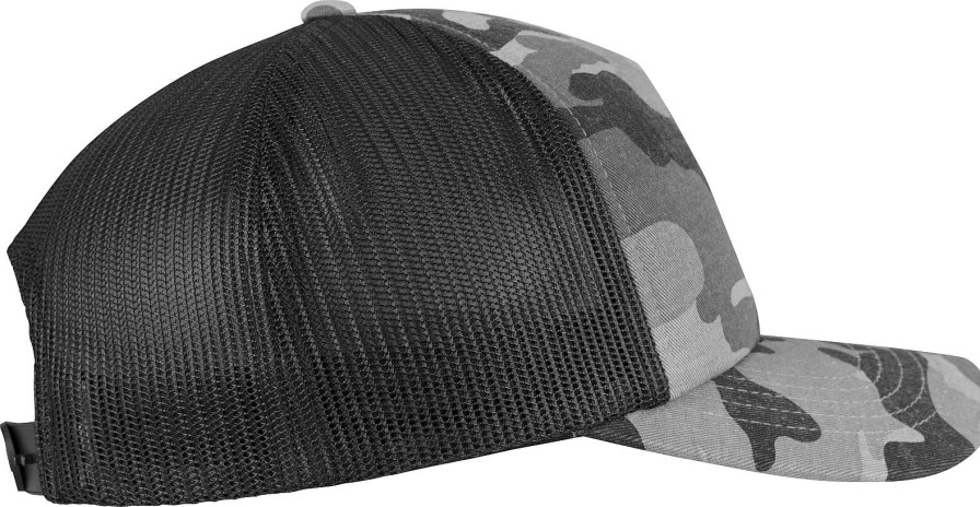 Unisex Brandit | Camo Trucker Cap Darkcamo-Black