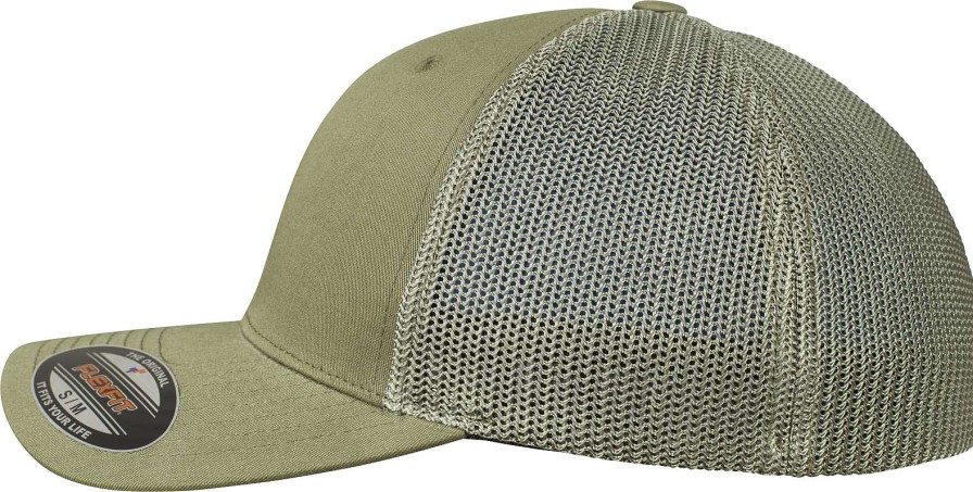 Unisex Brandit | Flexfit Mesh Trucker Cap Buck