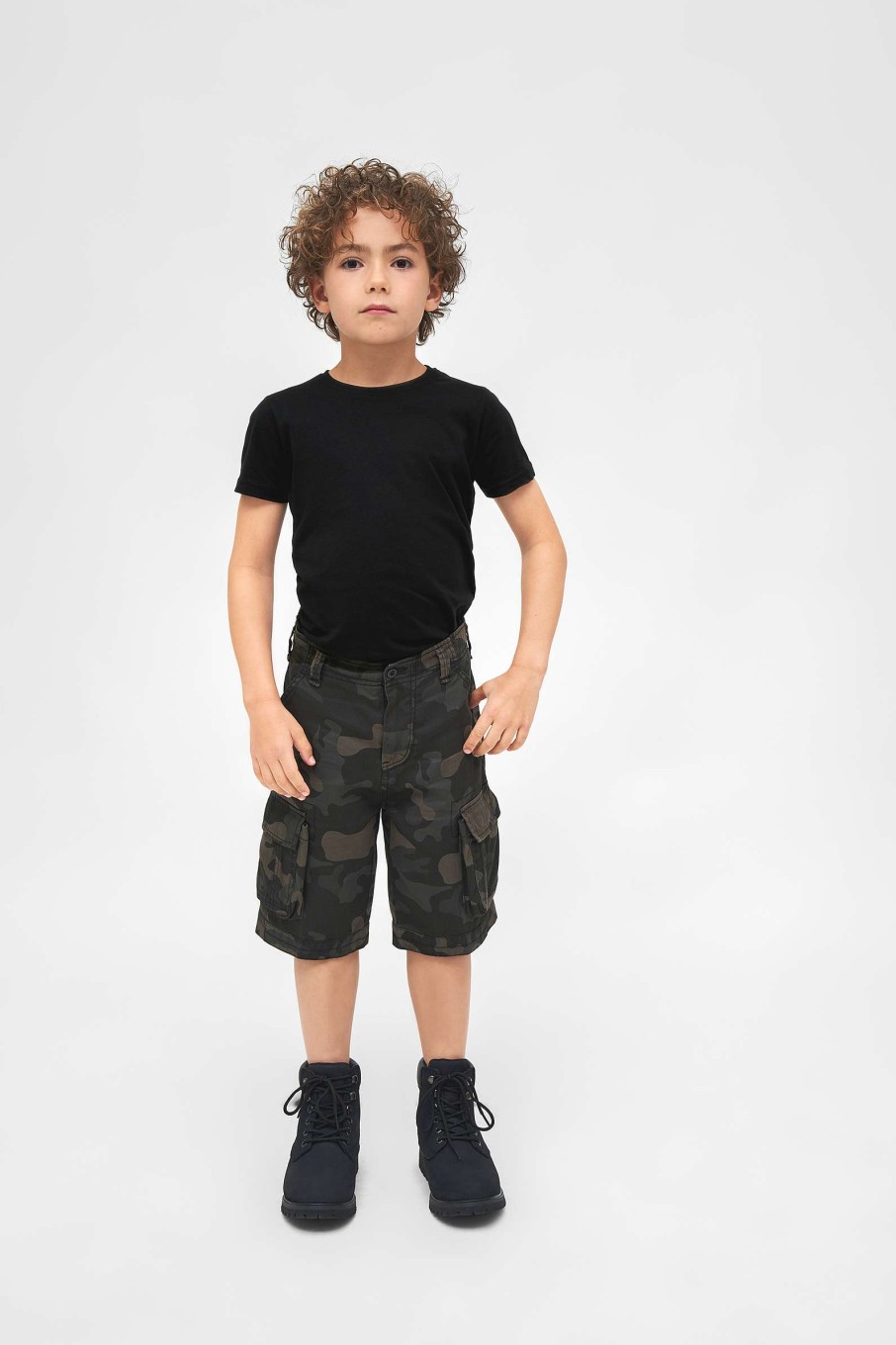 Kinder & Jugendliche Brandit | Kids Bdu Ripstop Shorts Darkcamo