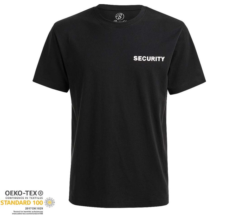 Manner Brandit | Security T-Shirt Schwarz