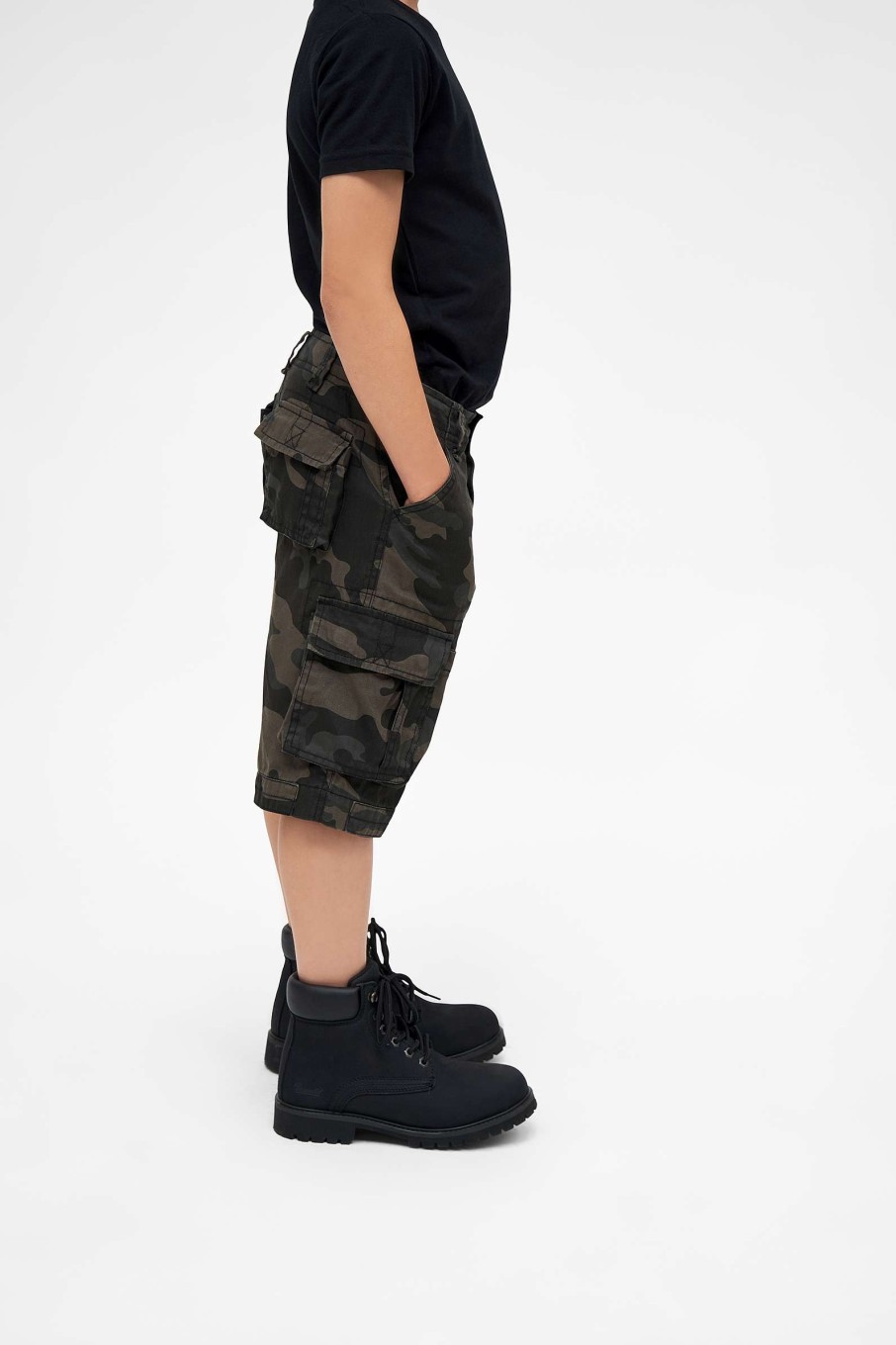 Kinder & Jugendliche Brandit | Kids Bdu Ripstop Shorts Darkcamo