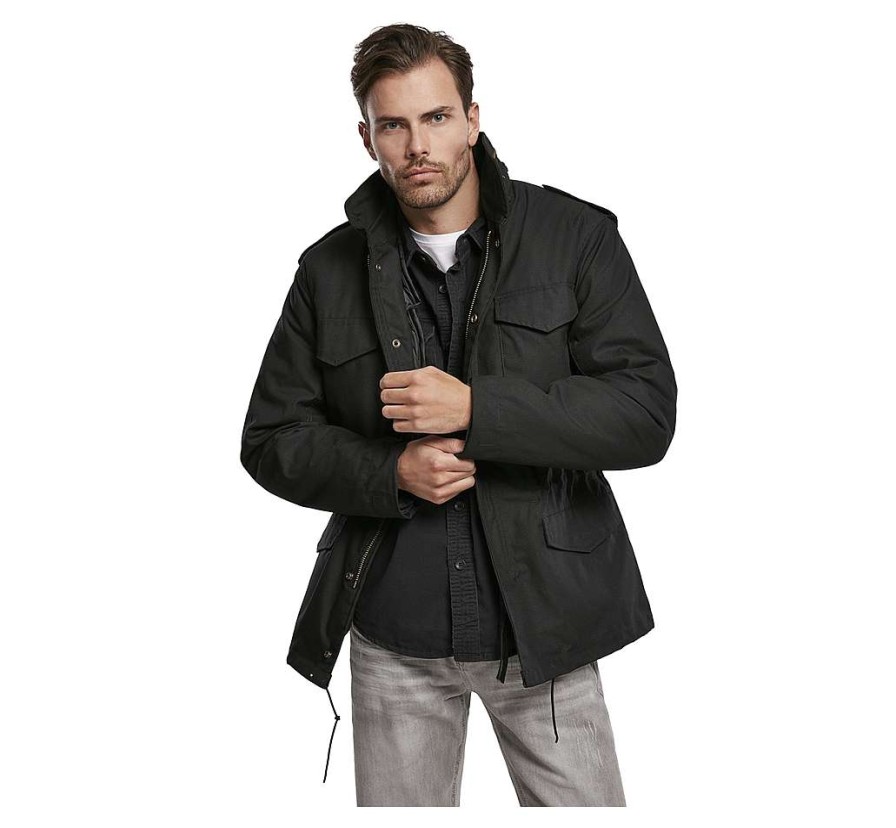 Manner Brandit | M-65 Fieldjacket Classic Schwarz