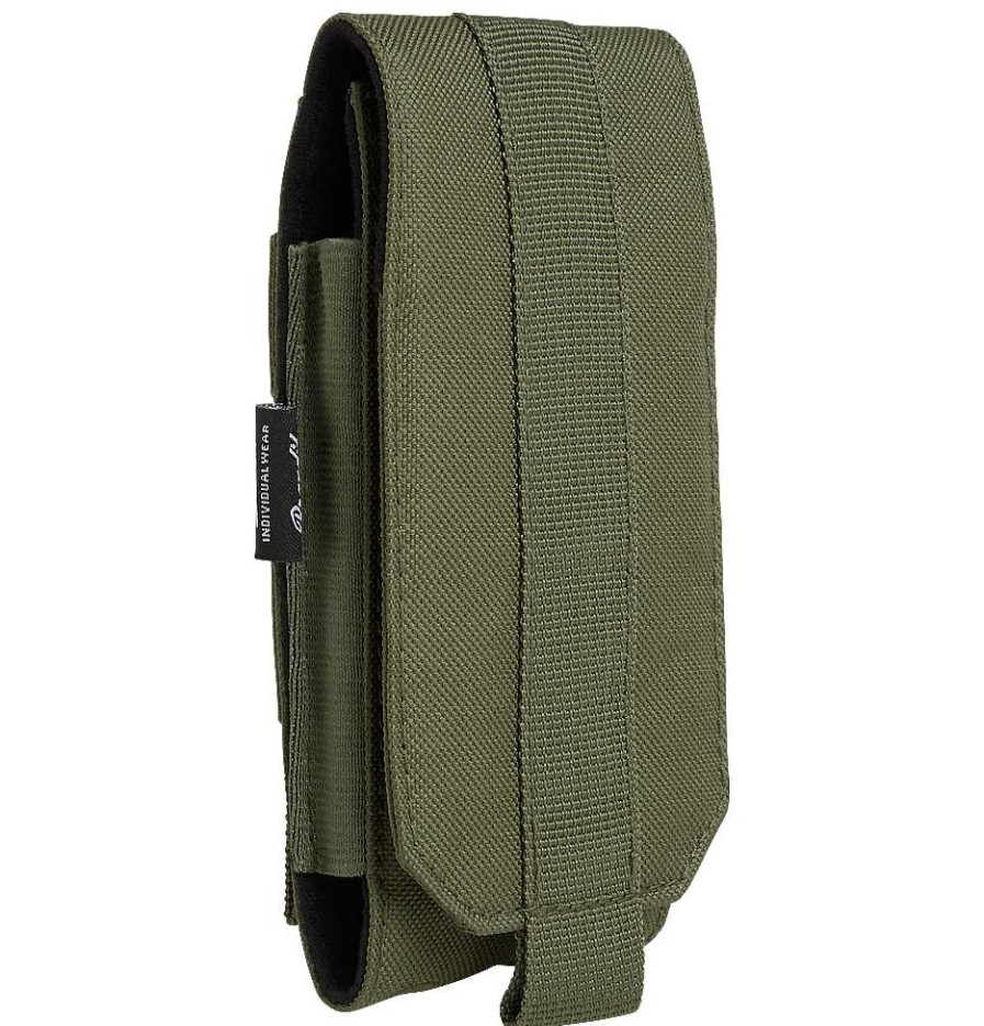 Rucksacke & Taschen Brandit | Molle Phone Pouch Large Olive