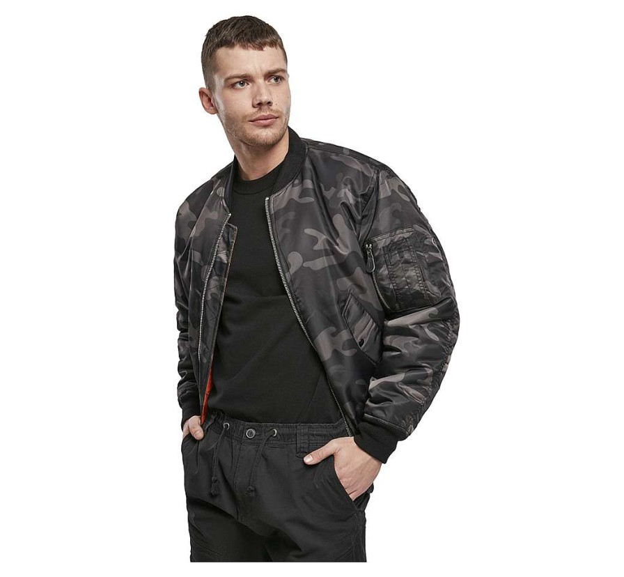 Manner Brandit | Ma1 Camo Jacket Darkcamo