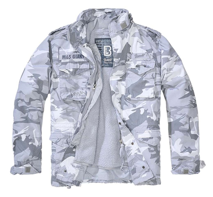 Manner Brandit | M-65 Giant Jacket Blizzard Camo