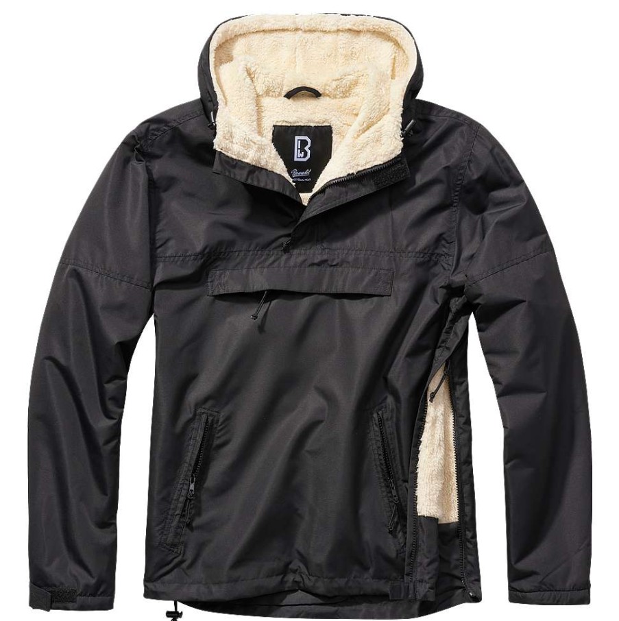 Manner Brandit | Windbreaker Sherpa Black