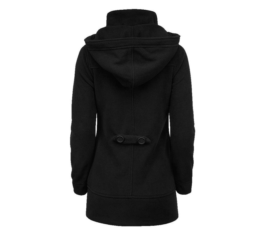 Frauen Brandit | Women Square Fleece Jacket Black