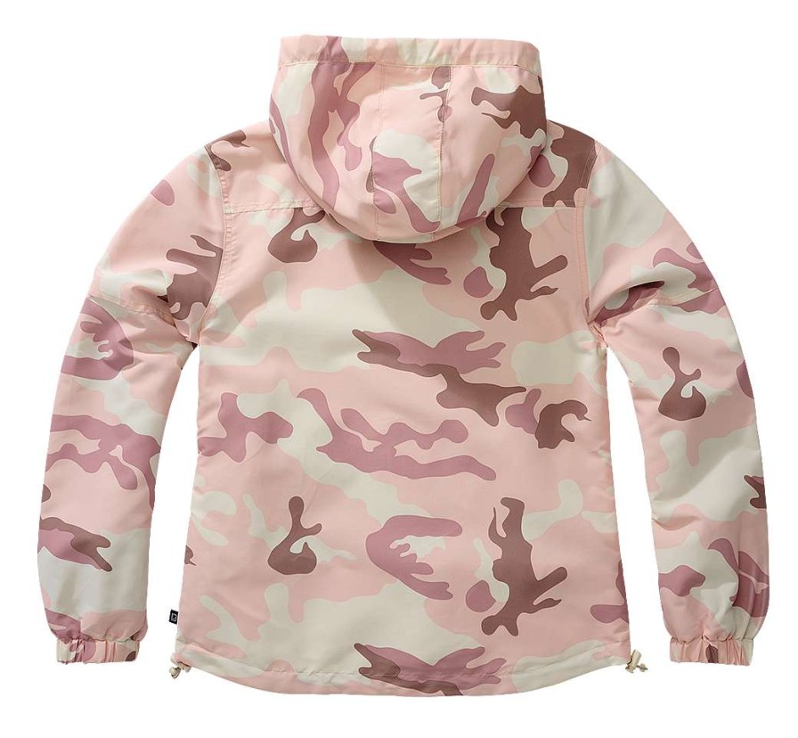 Frauen Brandit | Ladies Summer Windbreaker Frontzip Candy Camo