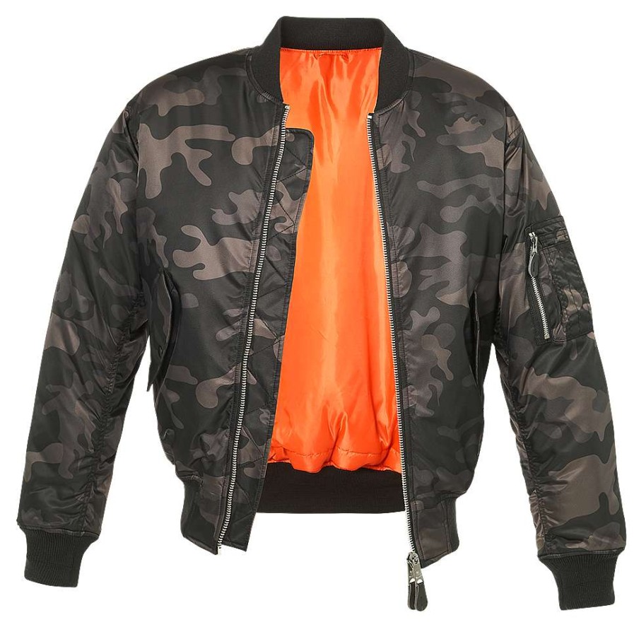 Manner Brandit | Ma1 Camo Jacket Darkcamo