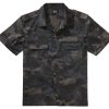 Manner Brandit | Us Shirt Shortsleeve Darkcamo